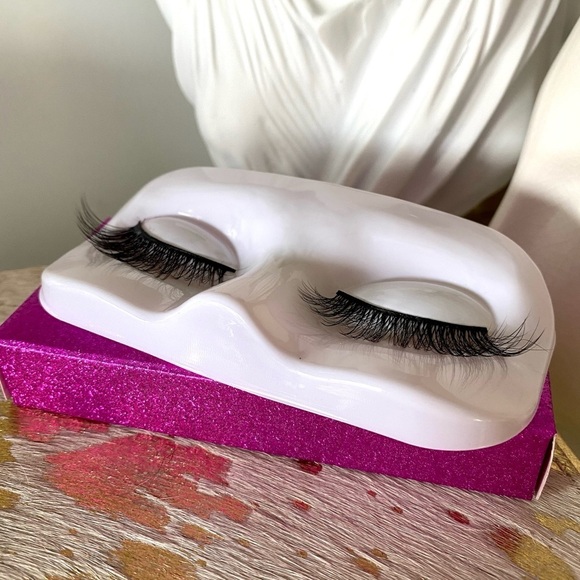 Luxe 3D Mink Lashes Fake Eyelashes Glam Full - Picture 4 of 6